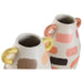 Vase Home ESPRIT Multicolour Dolomite 17 x 17 x 35 cm (2 Units) - Декорация и Осветление<<<Дом