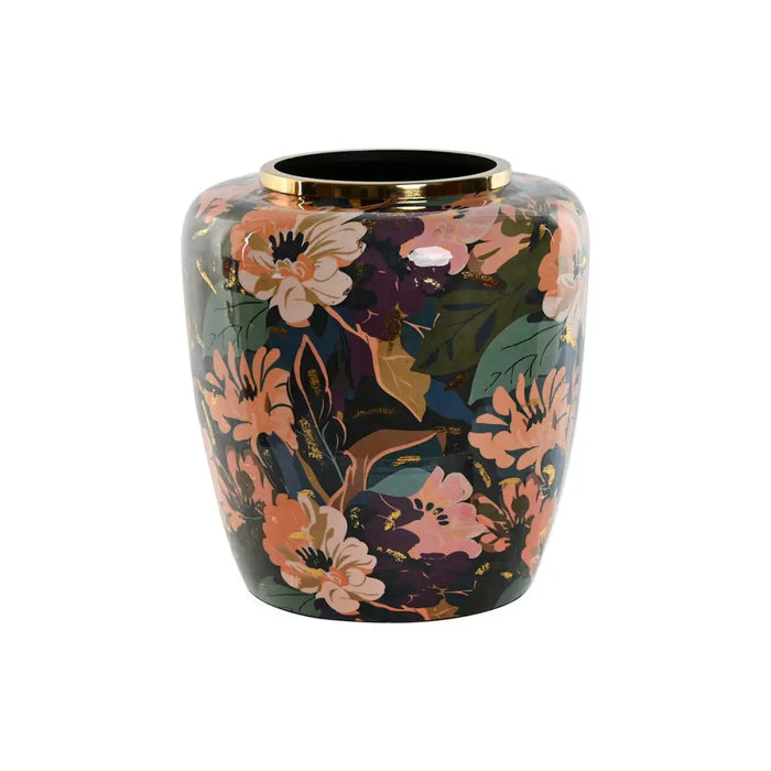 Vase Home ESPRIT Multicolour Metal 33 x 33 x 35 cm - Декорация и Осветление<<<Дом Градина<<<BigBuy&&&Украса за средата