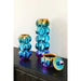 Vase Home ESPRIT Multicolour Stoneware Modern 12 x 12 x 24 cm (2 Units) - Декорация и Осветление<<<Дом