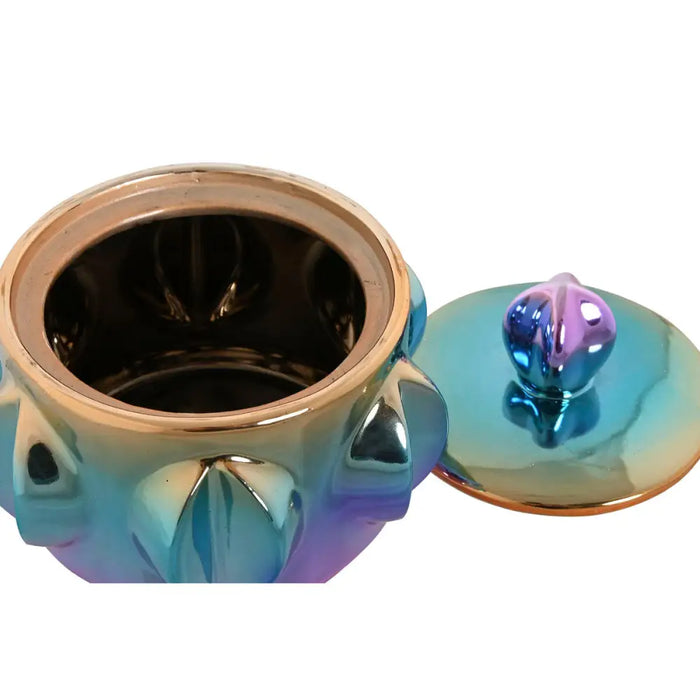 Vase Home ESPRIT Multicolour Stoneware Modern 15 x 15 x 14 cm - Декорация и Осветление<<<Дом Градина<<<BigBuy&&&Украса