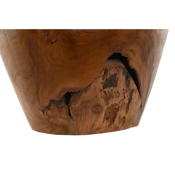 Vase Home ESPRIT Natural Dark brown Teak 34 x 34 x 40 cm - Декорация и Осветление<<<Дом Градина<<<BigBuy&&&Украса за