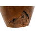 Vase Home ESPRIT Natural Dark brown Teak 34 x 34 x 40 cm - Декорация и Осветление<<<Дом Градина<<<BigBuy&&&Украса за