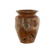 Vase Home ESPRIT Natural Dark brown Teak 34 x 34 x 40 cm - Декорация и Осветление<<<Дом Градина<<<BigBuy&&&Украса за