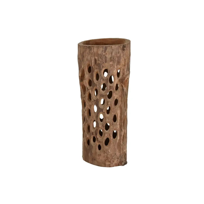 Vase Home ESPRIT Natural Teak 30 x 30 x 75 cm 30 x 31 x 76,5 cm - Декорация и Осветление<<<Дом