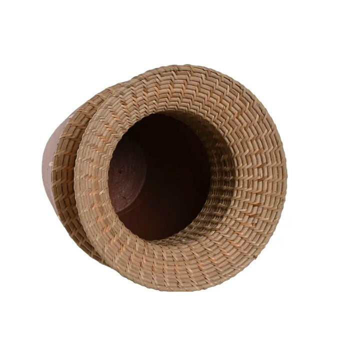 Vase Home ESPRIT Natural Terracotta 22 x 22 x 35 cm - Декорация и Осветление<<<Дом Градина<<<BigBuy&&&Украса за средата