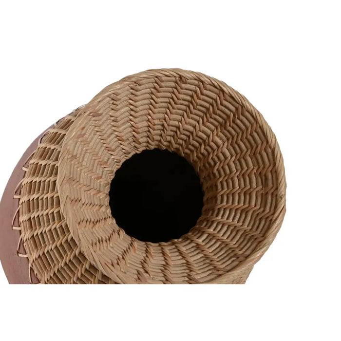 Vase Home ESPRIT Natural Terracotta 24 x 24 x 35 cm - Декорация и Осветление<<<Дом Градина<<<BigBuy&&&Украса за средата