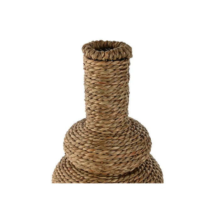 Vase Home ESPRIT Natural Tropical 18 x 18 x 60 cm - Декорация и Осветление<<<Дом Градина<<<BigBuy&&&Украса за средата