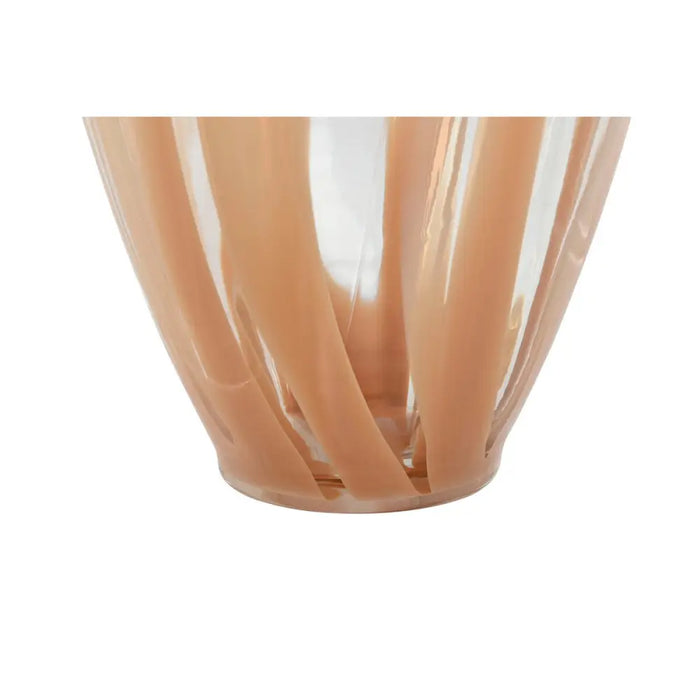 Vase Home ESPRIT Peach Crystal Modern 17,5 x 17,5 x 44 cm - Декорация и Осветление<<<Дом Градина<<<BigBuy&&&Украса за