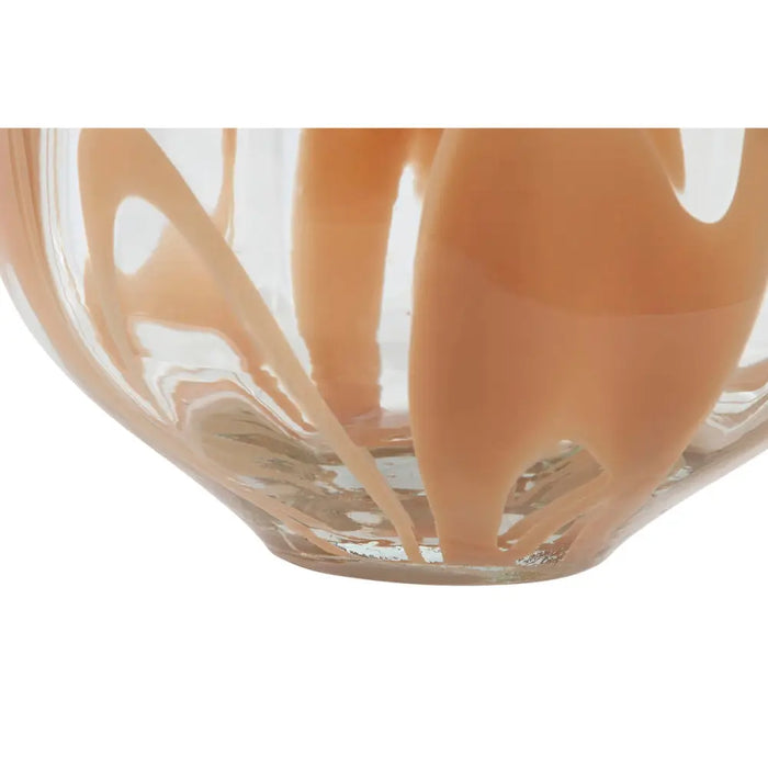 Vase Home ESPRIT Peach Crystal Modern 22 x 22 x 33,5 cm - Декорация и Осветление<<<Дом Градина<<<BigBuy&&&Украса за