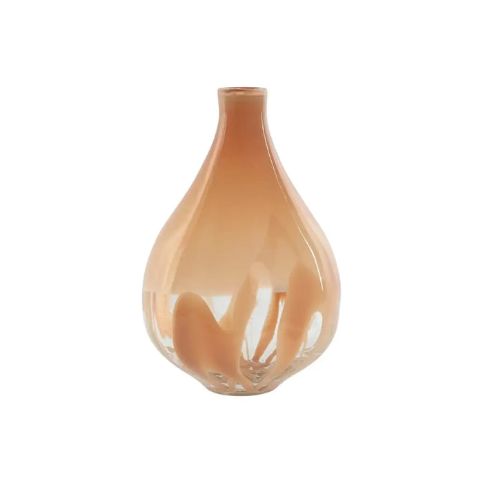 Vase Home ESPRIT Peach Crystal Modern 22 x 22 x 33,5 cm - Декорация и Осветление<<<Дом Градина<<<BigBuy&&&Украса за