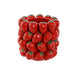 Vase Home ESPRIT Red Ceramic Stoneware Strawberries Tropical 23 x 23 x 34 cm - Декорация и Осветление<<<Дом