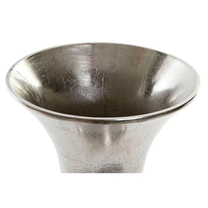 Vase Home ESPRIT Silver Aluminium Modern Wineglass 24 x 24 x 49 cm - Декорация и Осветление<<<Дом