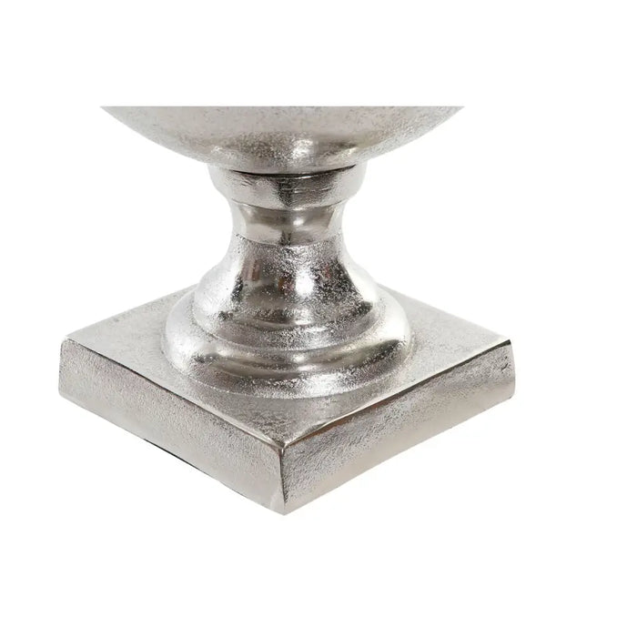 Vase Home ESPRIT Silver Aluminium Modern Wineglass 24 x 24 x 49 cm - Декорация и Осветление<<<Дом