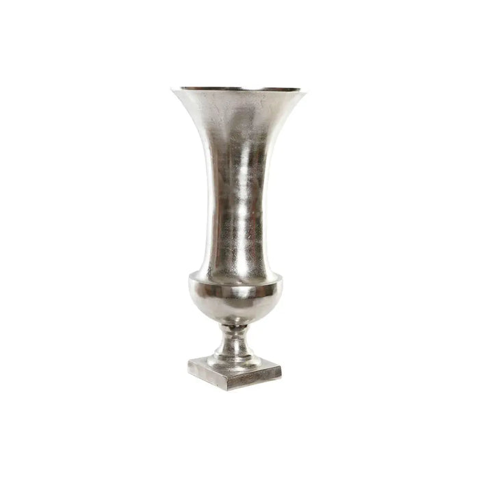 Vase Home ESPRIT Silver Aluminium Modern Wineglass 28,5 X 28,5 X 61,5 cm - Декорация и Осветление<<<Дом