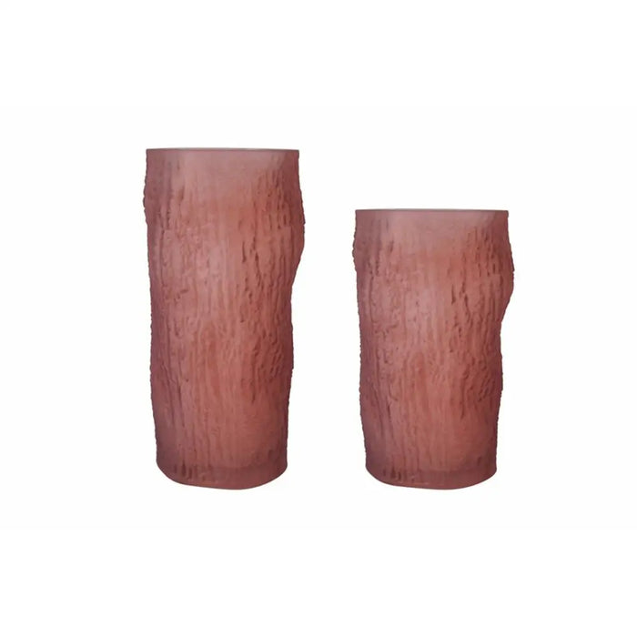 Vase Home ESPRIT Terracotta Crystal Modern 14 x 14 x 21 cm - Декорация и Осветление<<<Дом Градина<<<BigBuy&&&Украса за
