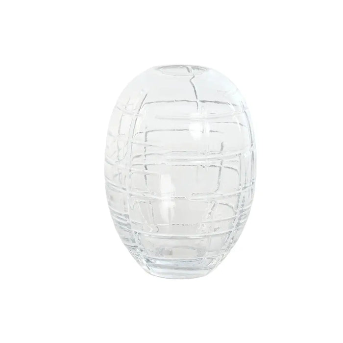 Vase Home ESPRIT Transparent Crystal Modern 12 x 12 x 17 cm - Декорация и Осветление<<<Дом Градина<<<BigBuy&&&Украса за