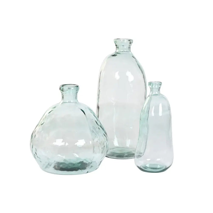 Vase Home ESPRIT Transparent Recycled glass 45 x 45 x 47,5 cm - Декорация и Осветление<<<Дом Градина<<<BigBuy&&&Украса