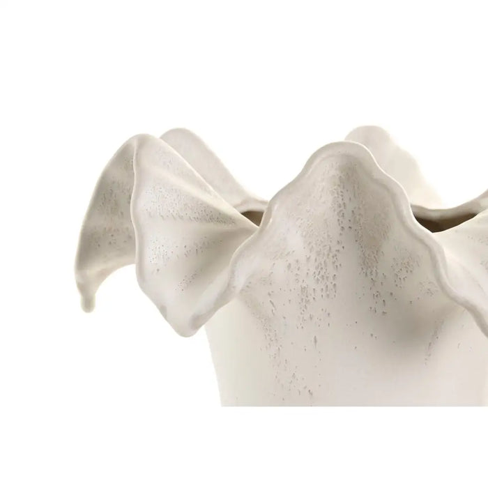 Vase Home ESPRIT White Ceramic 26 x 26 x 33 cm - Декорация и Осветление<<<Дом Градина<<<BigBuy&&&Украса за средата на
