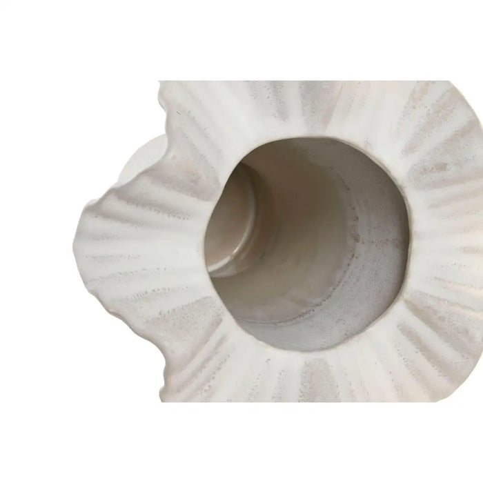 Vase Home ESPRIT White Ceramic 26 x 26 x 33 cm - Декорация и Осветление<<<Дом Градина<<<BigBuy&&&Украса за средата на