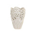 Vase Home ESPRIT White Ceramic Leaf of a plant 18 x 18 x 25 cm - Декорация и Осветление<<<Дом Градина<<<BigBuy&&&Украса