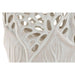 Vase Home ESPRIT White Ceramic Leaf of a plant 23 x 23 x 36 cm - Декорация и Осветление<<<Дом Градина<<<BigBuy&&&Украса