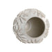 Vase Home ESPRIT White Ceramic Traditional style Leaf of a plant 22 x 22 x 25 cm - Декорация и Осветление<<<Дом