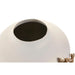 Vase Home ESPRIT White Golden Aluminium Modern 19 x 19 x 18 cm - Декорация и Осветление<<<Дом Градина<<<BigBuy&&&Украса