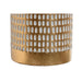Vase Home ESPRIT White Golden Metal Modern 14,5 x 14,5 x 55,5 cm - Декорация и Осветление<<<Дом
