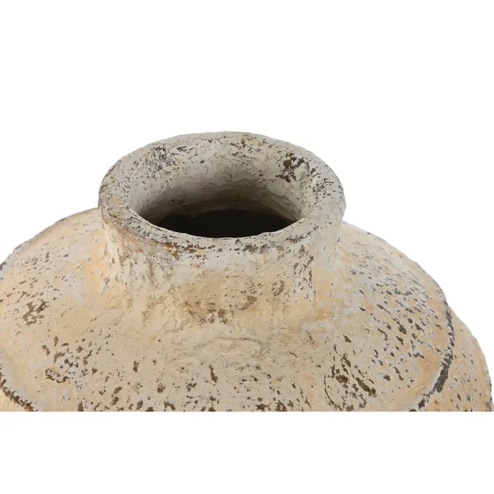 Vase Home ESPRIT White Magnesium 32 x 32 x 41 cm - Украса за средата на масата и вази<<<Декорация и Осветление<<<Дом