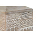Vase Home ESPRIT White Natural Mango wood Colonial 18 x 18 x 30,5 cm - Декорация и Осветление<<<Дом