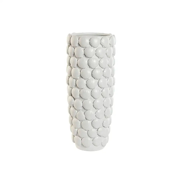 Vase Home ESPRIT White Stoneware Mediterranean 16,5 x 16,5 x 38,5 cm - Декорация и Осветление<<<Дом
