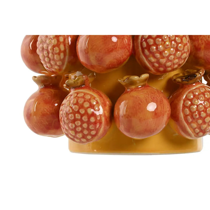 Vase Home ESPRIT Yellow Orange Stoneware Modern 24 x 24 x 32 cm - Декорация и Осветление<<<Дом