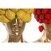 Vase Home ESPRIT Yellow Red Resin Golden Modern Fruit 28 x 17 x 35 cm (2 Units) - Декорация и Осветление<<<Дом