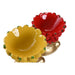 Vase Home ESPRIT Yellow Red Resin Golden Modern Fruit 28 x 17 x 35 cm (2 Units) - Декорация и Осветление<<<Дом