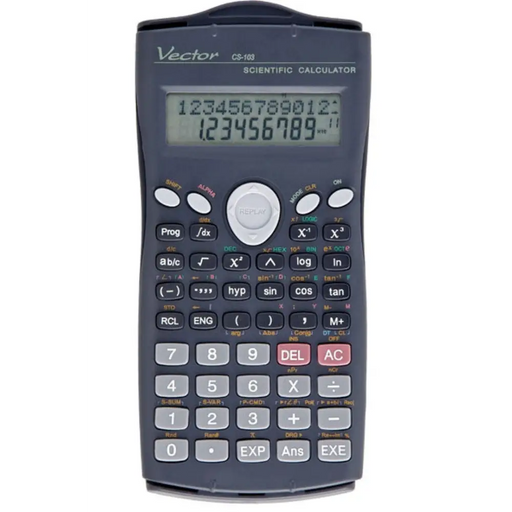Vector KAV CS-103 scientific calculator 279 functions 80x170mm black - CalculatorsARB-KLK<<<Office