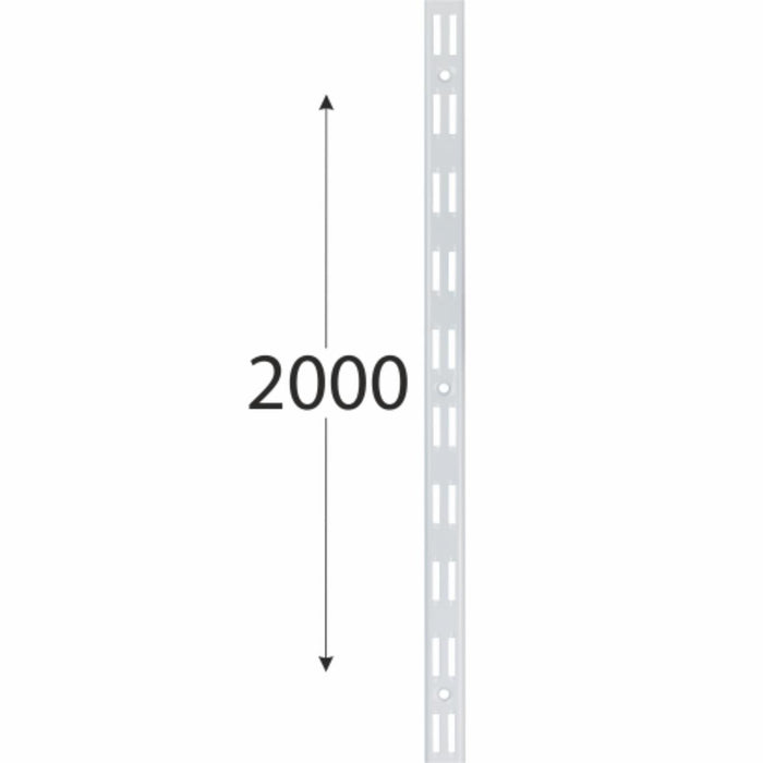 DOUBLE RAIL 2000MM WHITE