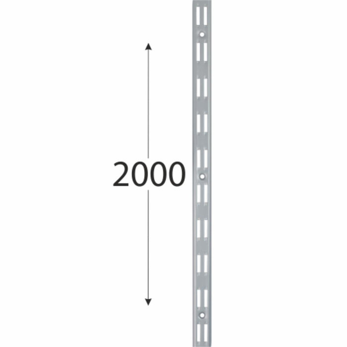 DOUBLE RAIL 2000MM GRAY
