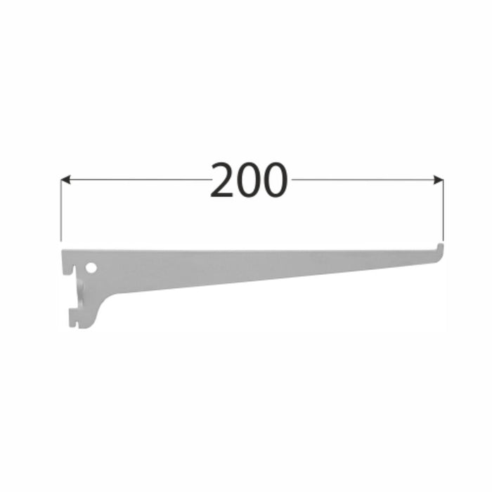 SINGLE BRACKET 200MM GRAY