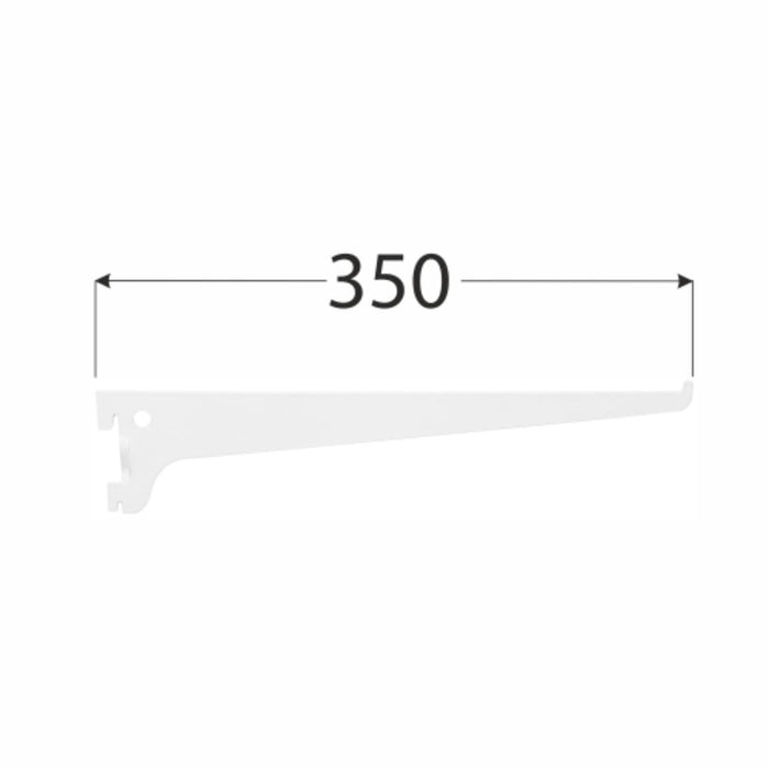 SINGLE BRACKET 350MM WHITE