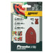 VELCRO 2X80 2X180 1X240 STANLEY DELTA GRINDER SANDING PADS - Шкурки за машинно шлайфане<<<Консумативи за
