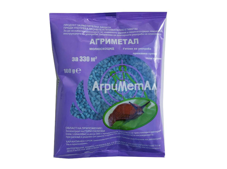 VARNISH/AGRIMETAL AGAINST NAKED SNAILS 100G