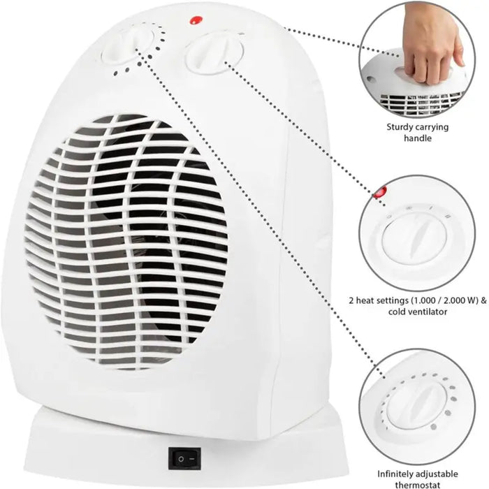 Вентилаторна печка Crown CFH-269 - Вентилаторни печки<<<Отоплителни уреди<<<Климатици бойлери и отопление<<<ZoraSite