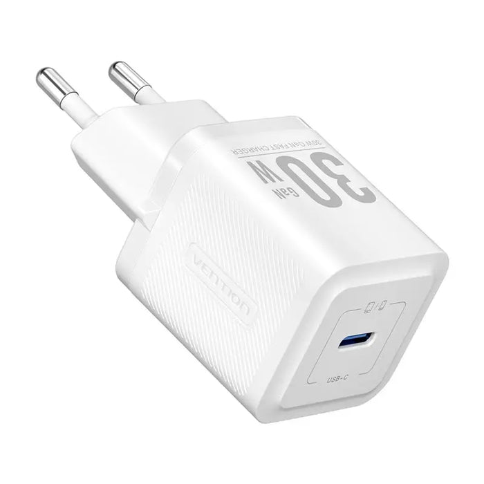 Vention FEZB0-EU USB-C GaN network charger (30W) (white) - mains chargers<<<Chargers<<<GSM Accessories<<<InnproXML