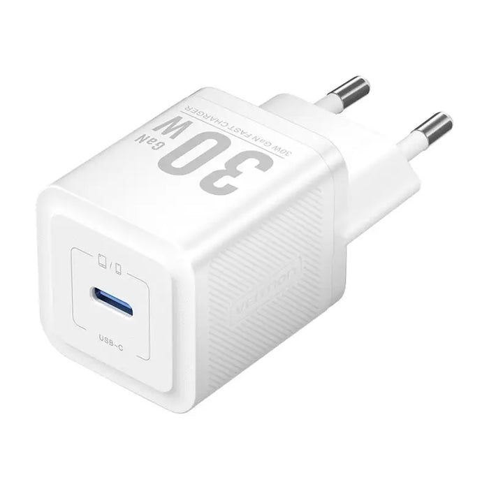 Vention FEZB0-EU USB-C GaN network charger (30W) (white) - mains chargers<<<Chargers<<<GSM Accessories<<<InnproXML