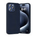 Vention KUFL0-40 Silicone Case for iPhone 15 Pro Max (blue) - Protective cases for smartphones<<<Cases<<<GSM