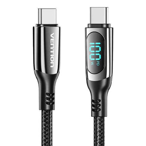 Vention TAYBH USB 2.0 C-C 5A 100W 2M USB cable (black) - USB-C to USB-C<<<USB cables<<<GSM Accessories<<<InnproXML