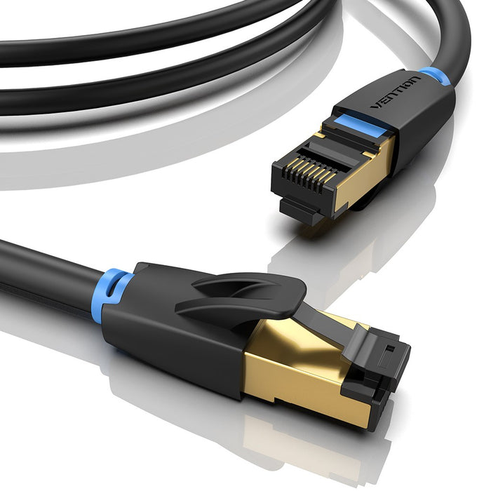 Network Cable CAT8 SFTP Vention IKABI RJ45 Ethernet 40Gbps 3m Black