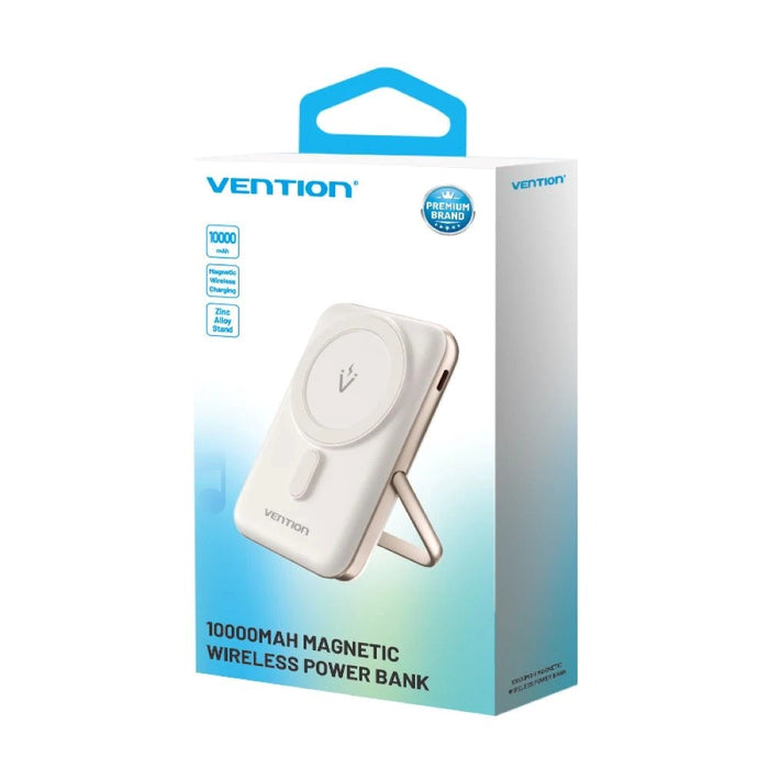 Magnetic Powerbank Vention FHNW0 20W, 10000 mAh (white)