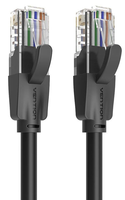 Kabel sieciowy UTP CAT6 Vention IBEBH RJ45 Ethernet 1000Mbps 2m czarny