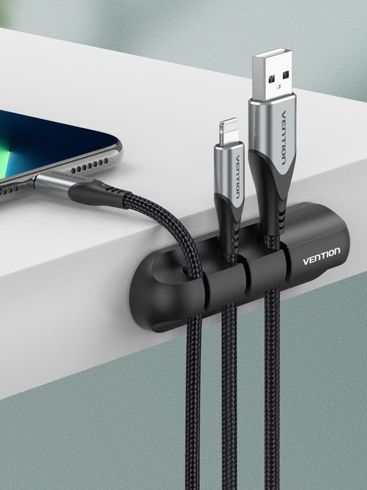 Vention 7 Ports Desktop Cable Manager Black